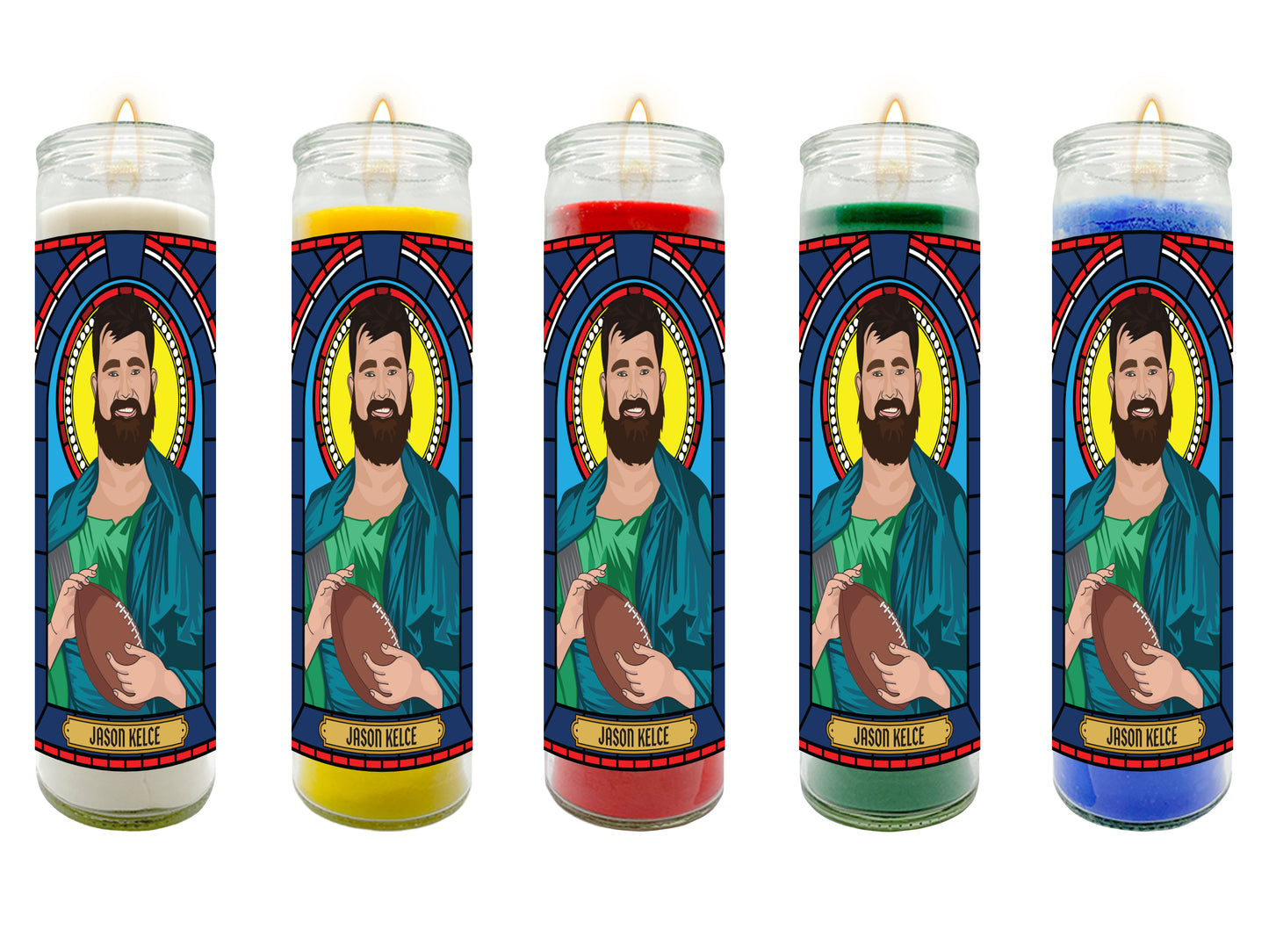 Jason Kelce Prayer Candle