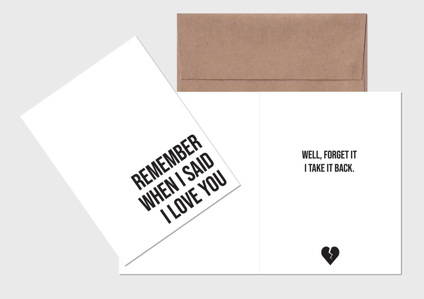 Alkaline Trio Stupid Kid Anti-Valentines Day Card