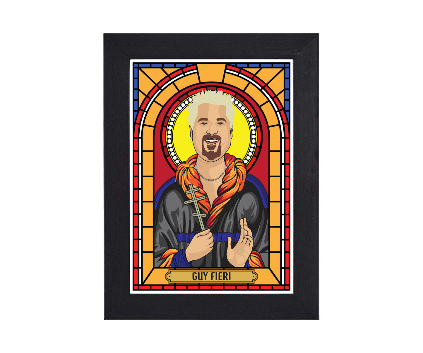 Guy Fieri Illustrated Saint Print