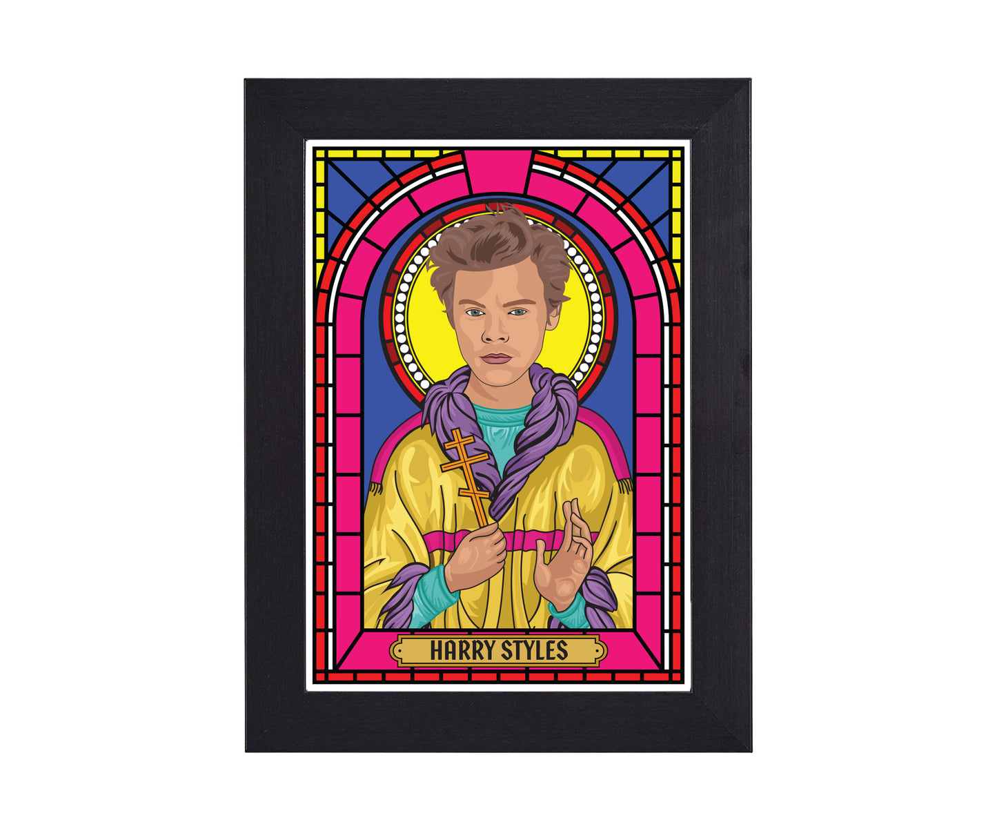 Harry Styles Illustrated Saint Print