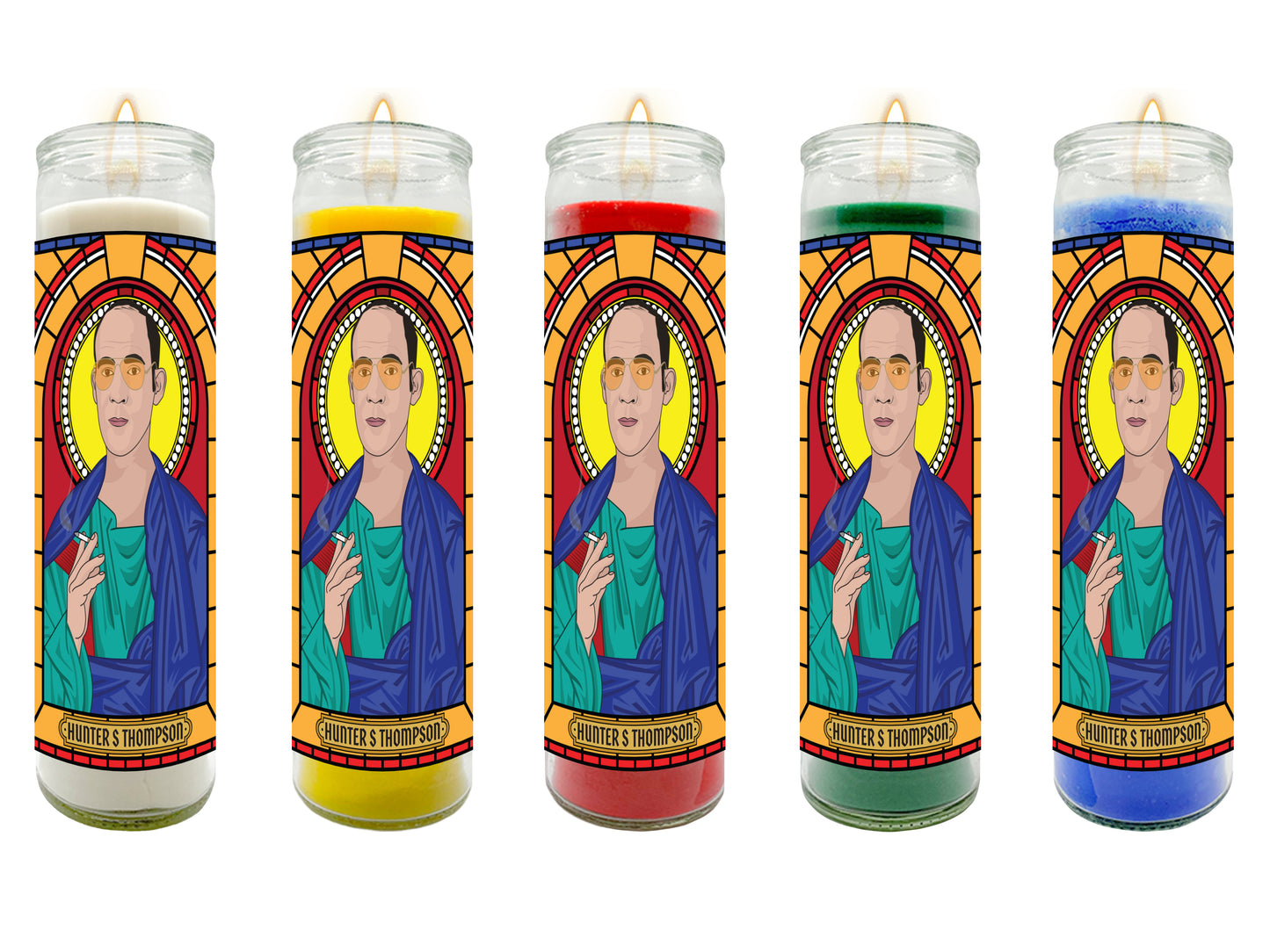 Hunter S Thompson Prayer Candle