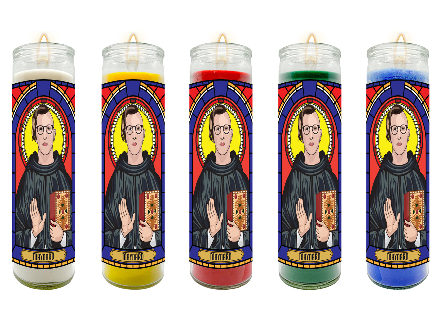 Maynard James Keenan Illustrated Prayer Candle