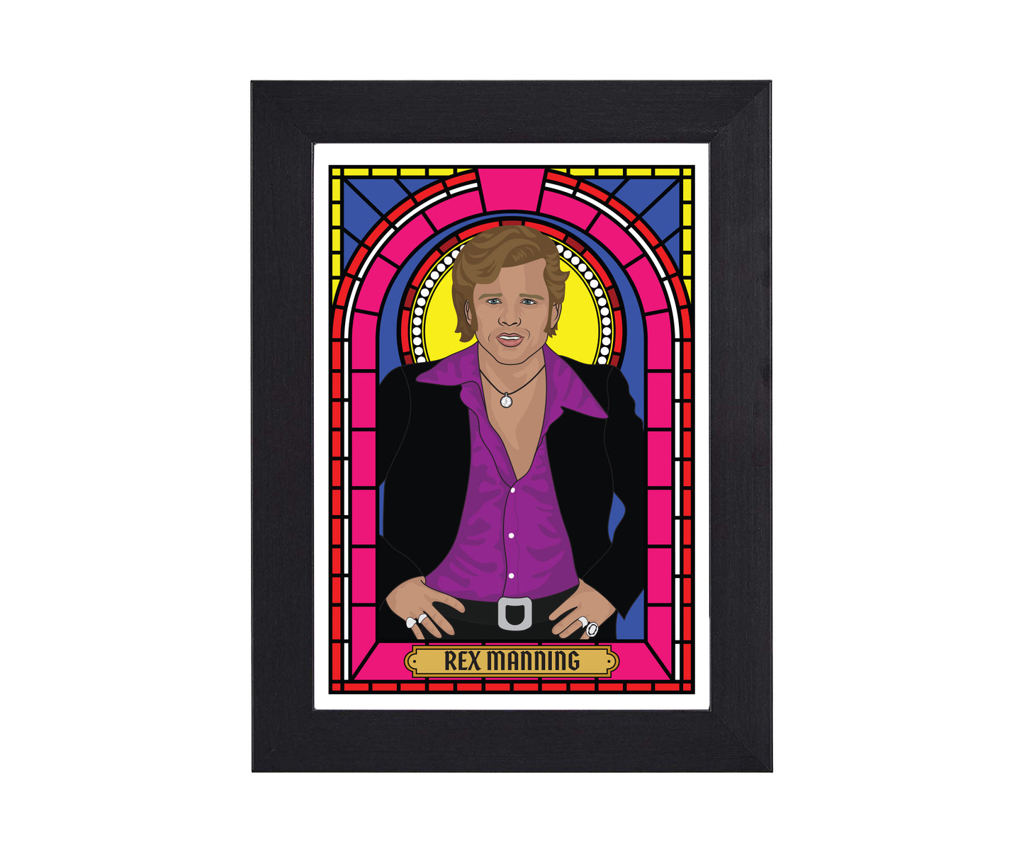 Rex Manning Empire Records Illustrated Saint Print