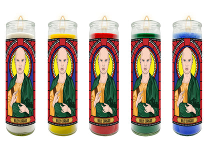 Billy Corgan Illustrated Prayer Candle