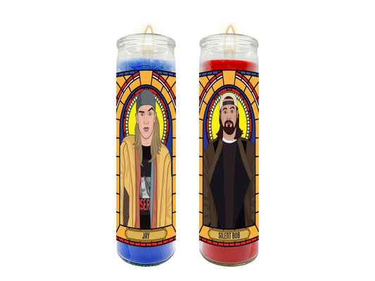 Jay and Silent Bob Illustrated Prayer Candle Series