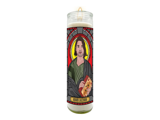 Adam Lazzara Taking Back Sunday Illustrated Prayer Candle