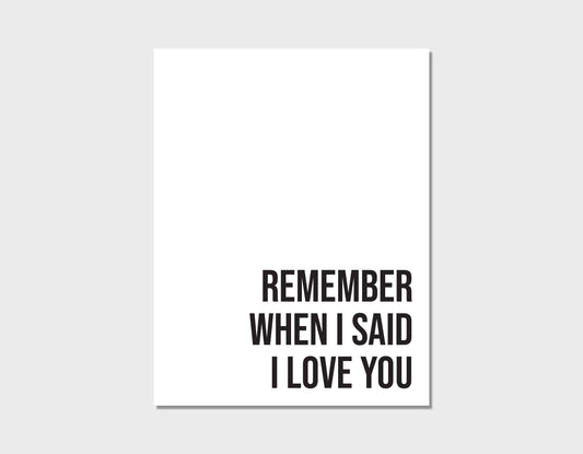 Alkaline Trio Stupid Kid Anti-Valentines Day Card