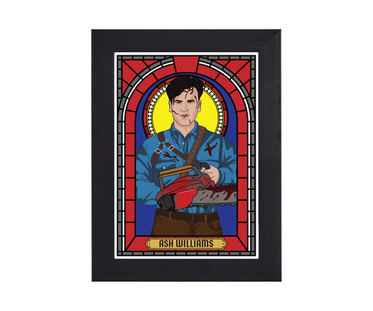 Ash Williams Evil Dead Illustrated Saint Print