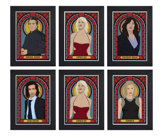 Battlestar Galactica Saint Print Series