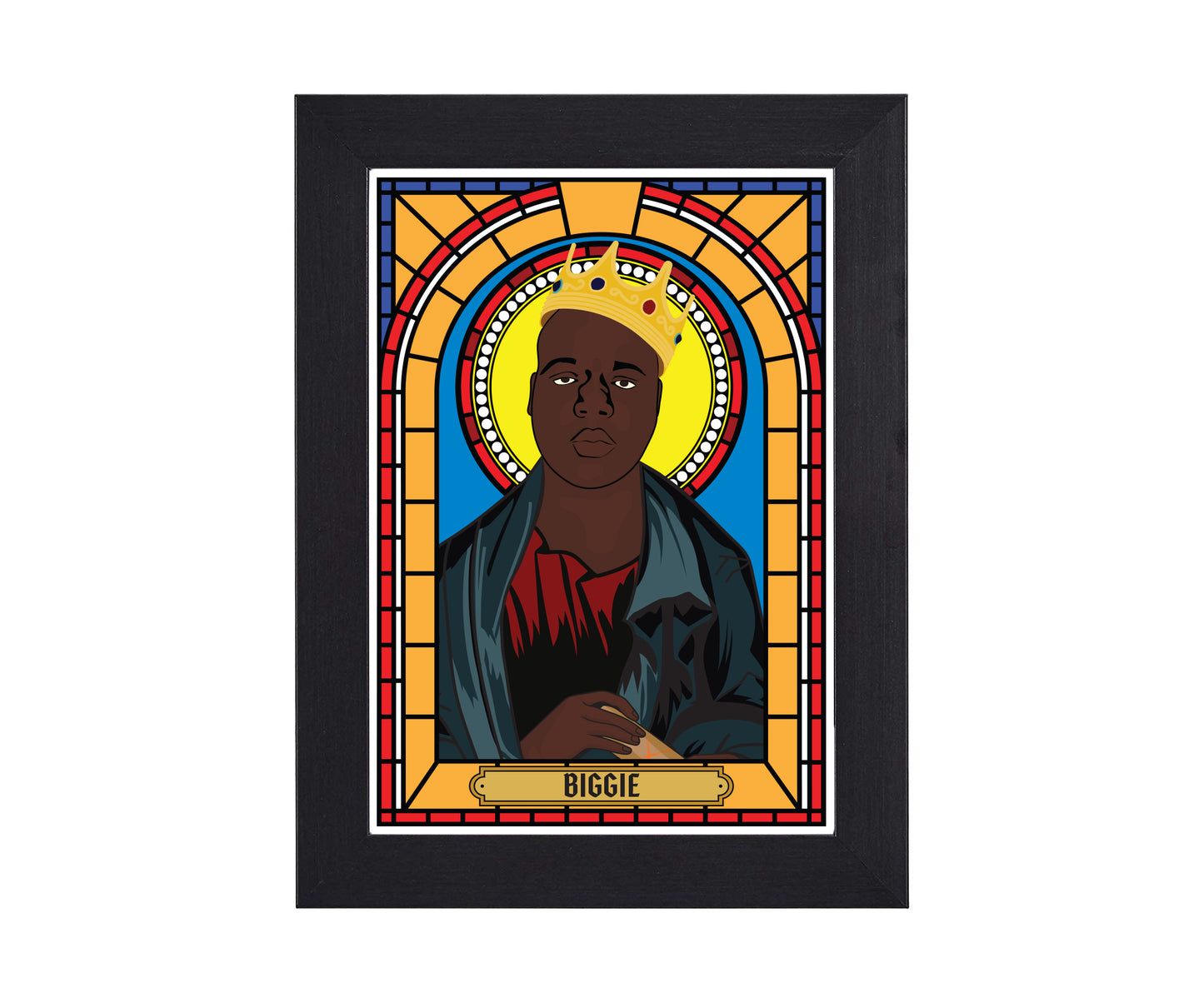 Notorious BIG Illustrated Saint Print