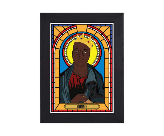 Notorious BIG Illustrated Saint Print