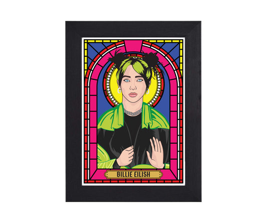 Billie Eilish Illustrated Saint Print