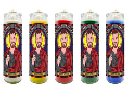 Buddy Nielsen Senses Fail Illustrated Prayer Candle