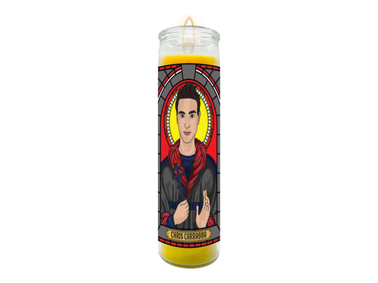 Chris Carrabba Dashboard Confessional Illustrated Prayer Candle