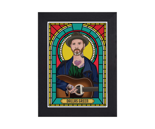 Dallas Green - City and Color / Alexisonfire Illustrated Saint Print