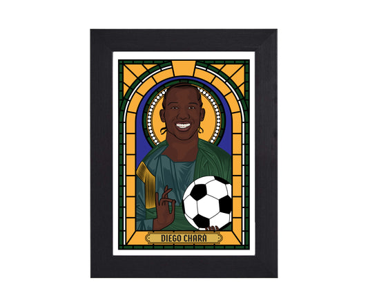 Diego Chará Portland Timbers Illustrated Saint Print