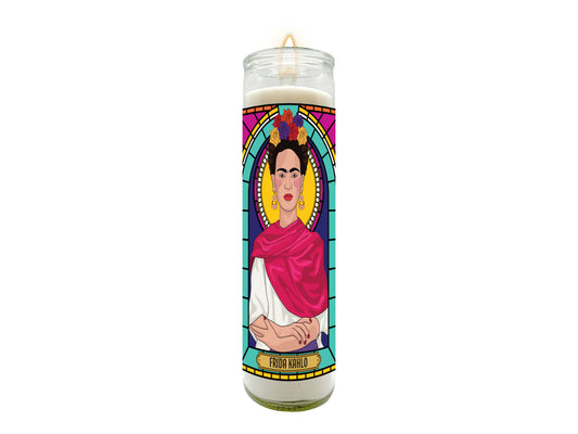 Frida Kahlo Prayer Candle