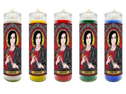 Gerard Way My Chemical Romance Illustrated Prayer Candle