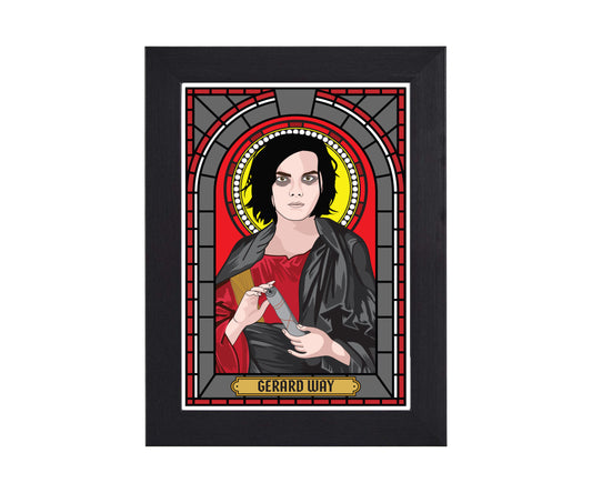 Gerard Way My Chemical Romance Illustrated Saint Print