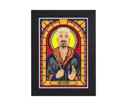 Guy Fieri Illustrated Saint Print