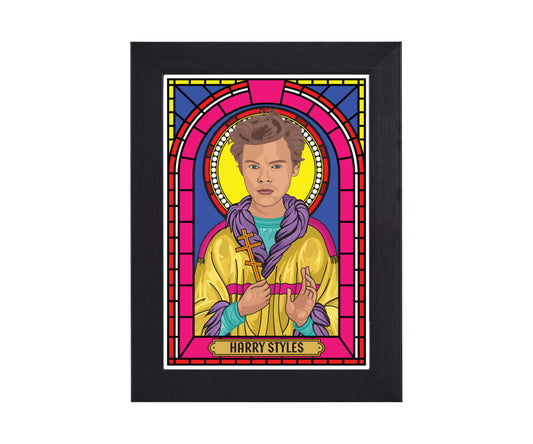 Harry Styles Illustrated Saint Print