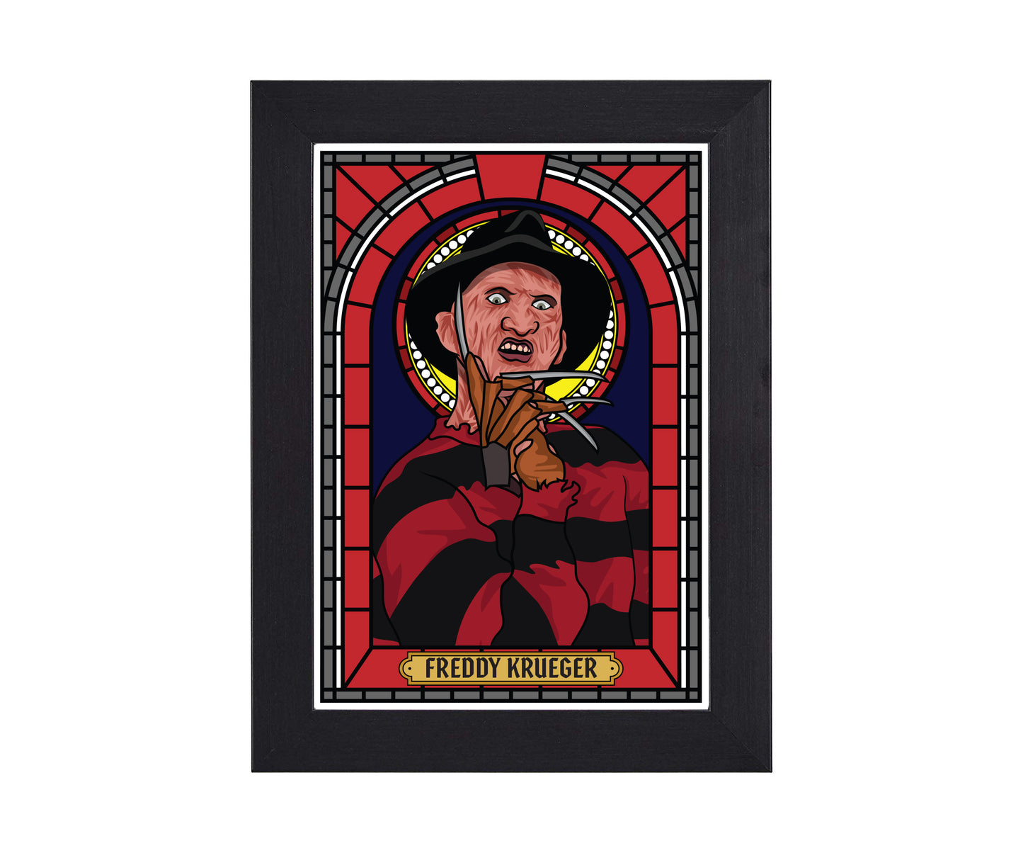 Horror Movie Villain Illustrated Saint Print Series