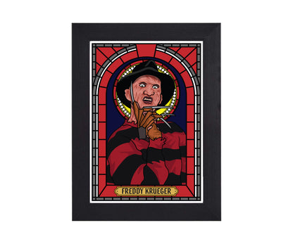 Horror Movie Villain Illustrated Saint Print Series