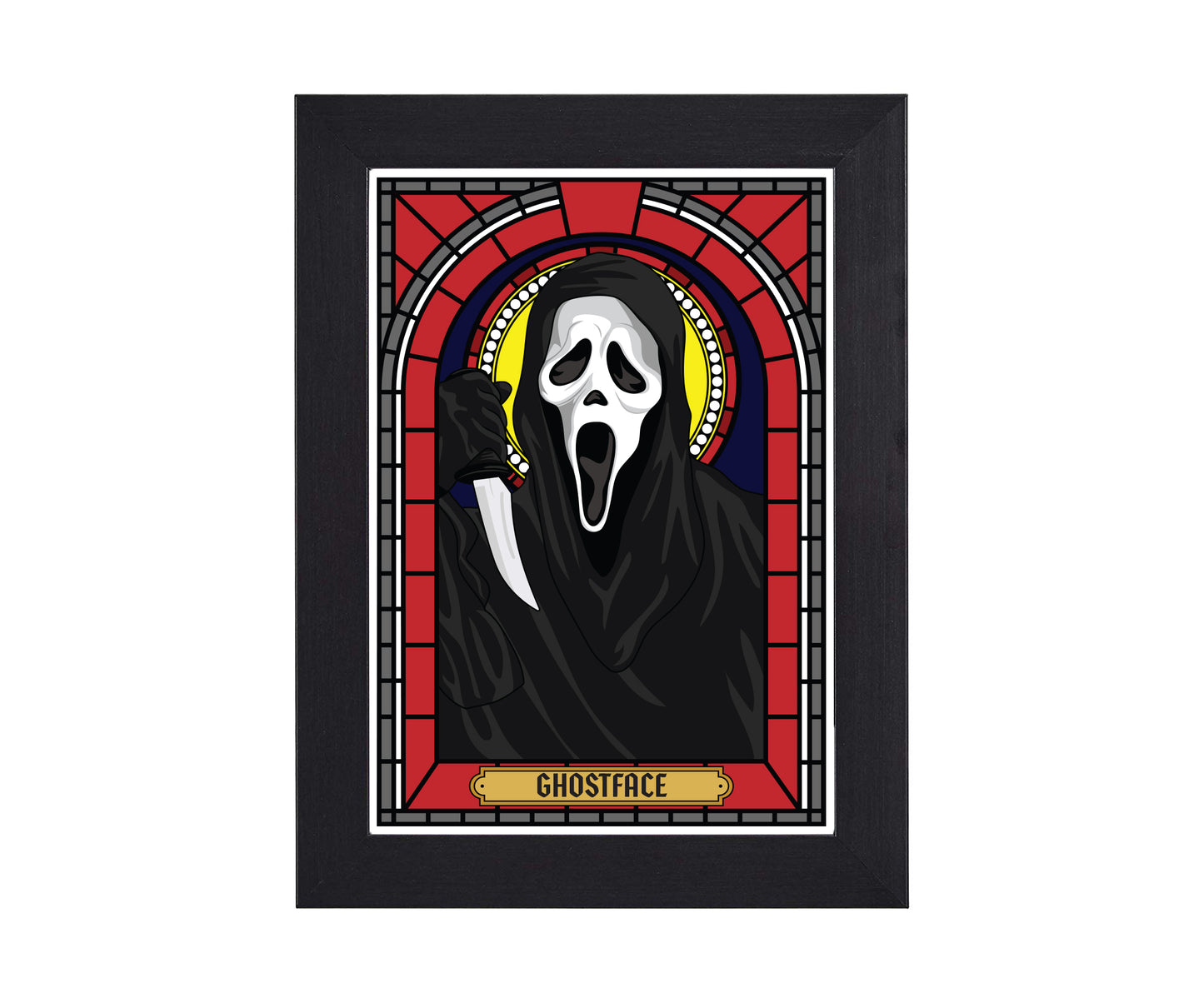 Horror Movie Villain Illustrated Saint Print Series