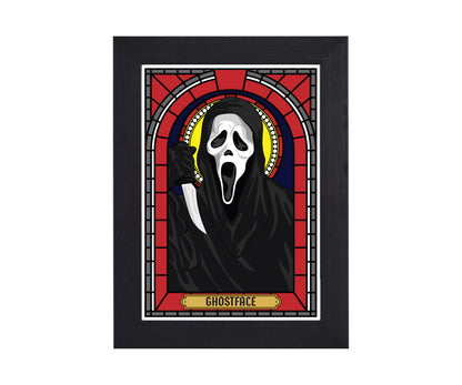 Horror Movie Villain Illustrated Saint Print Series