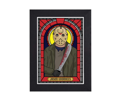 Horror Movie Villain Illustrated Saint Print Series