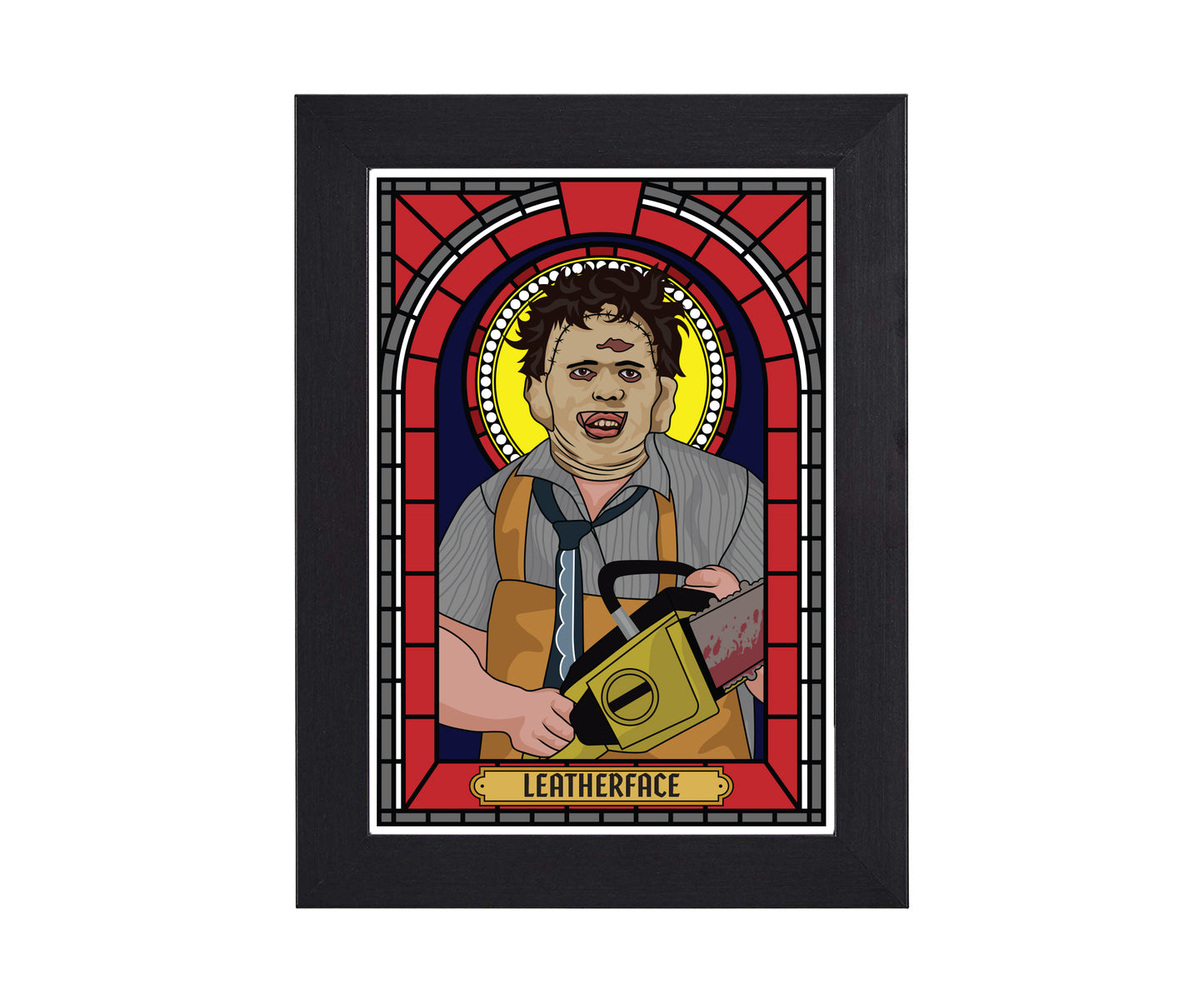 Horror Movie Villain Illustrated Saint Print Series