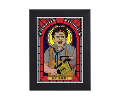 Horror Movie Villain Illustrated Saint Print Series