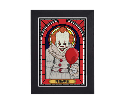 Horror Movie Villain Illustrated Saint Print Series