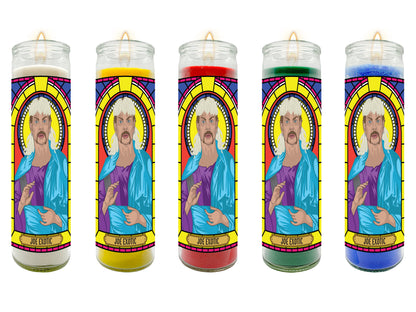 Joe Exotic Tiger King Illustrated Prayer Candle