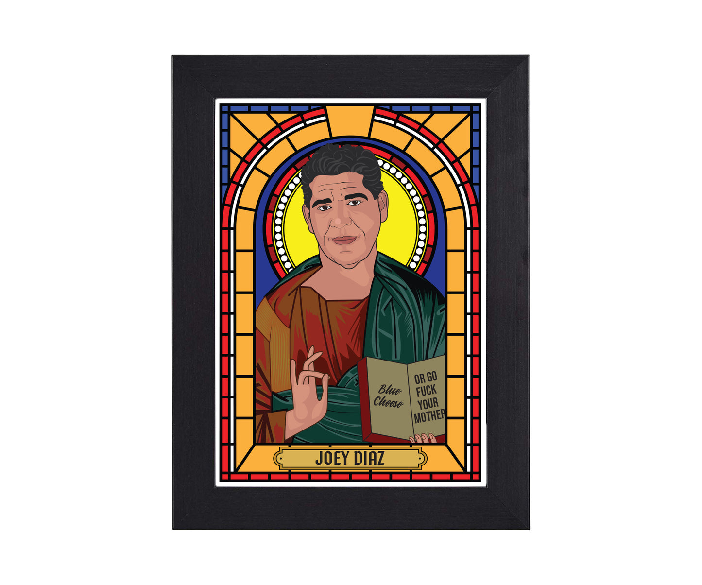 Joey Diaz Illustrated Saint Print
