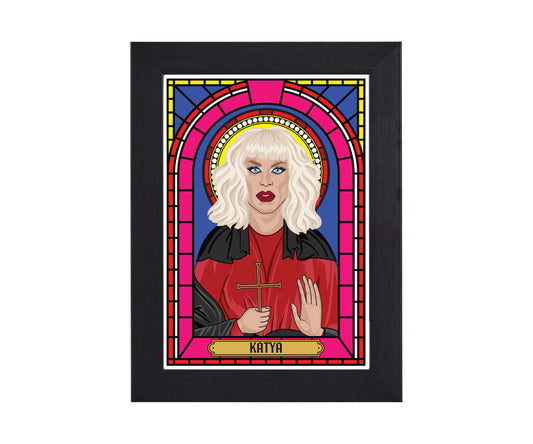 Katya Zamolodchikova Illustrated Saint Print