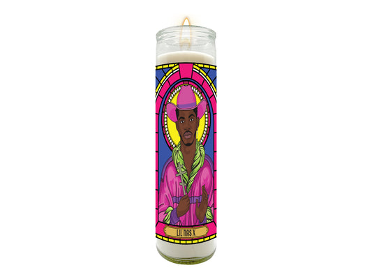 Lil Nas X Illustrated  Prayer Candle