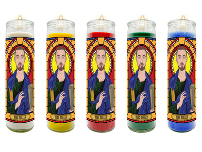 Mac Miller Illustrated Prayer Candle