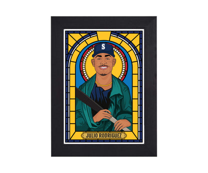 Seattle Mariners Illustrated Saint Print Series
