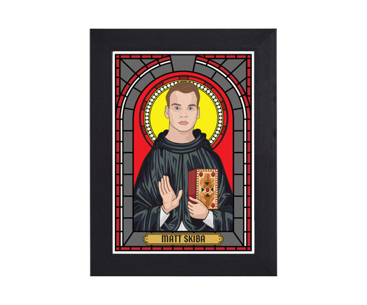 Matt Skiba Alkaline Trio Illustrated Saint Print