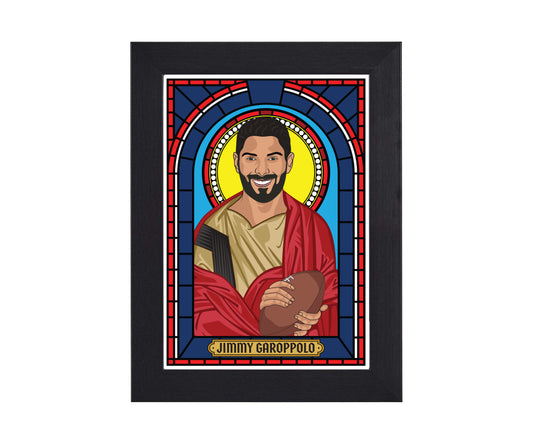 Jimmy Garoppolo Illustrated Saint Print