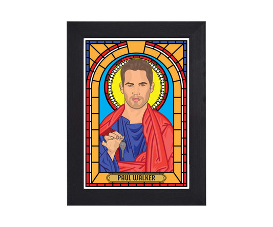 Paul Walker Illustrated Saint Print