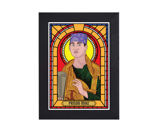 Prison Mike Illustrated Saint Print