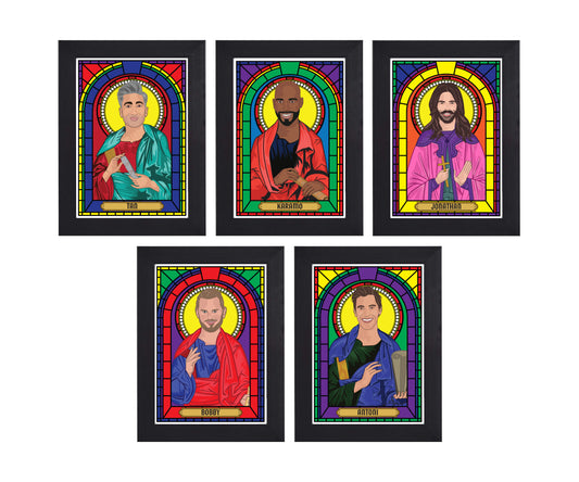 Queer Eye Illustrated  Saint Print Set