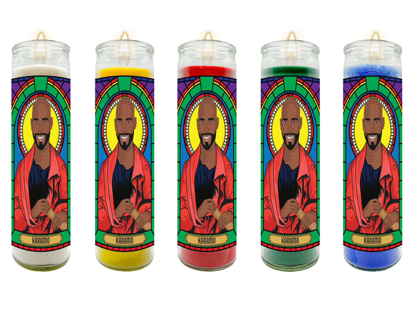 Queer Eye Illustrated Prayer Candle Series