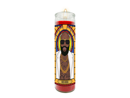 Rick Ross Illustrated Prayer Candle