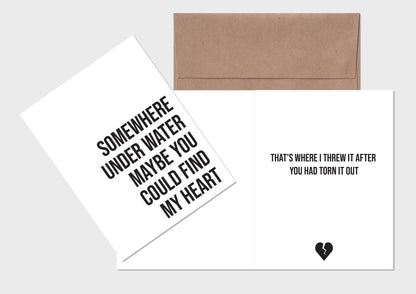 Saves The Day Holly Hox, Forget Me Nots Anti-Valentines Day Card