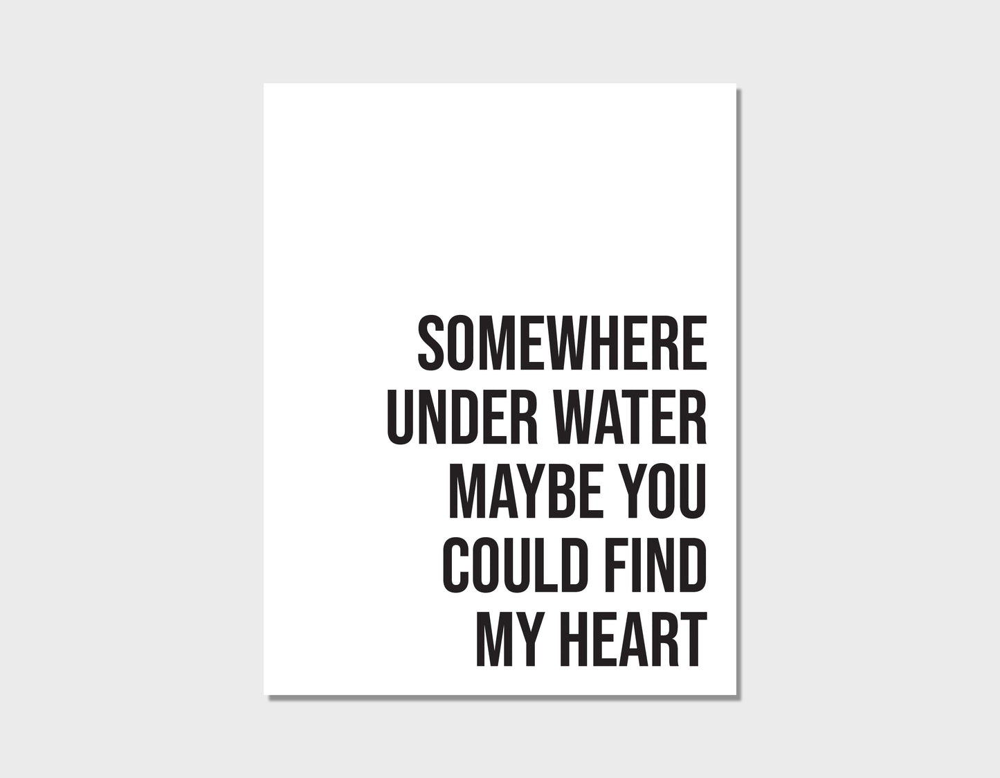 Saves The Day Holly Hox, Forget Me Nots Anti-Valentines Day Card