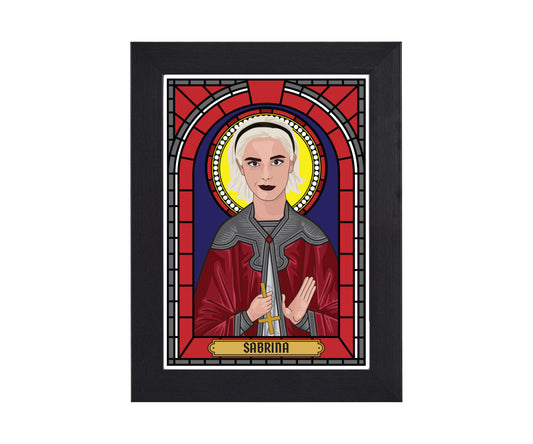 Sabrina Spellman Illustrated Saint Print