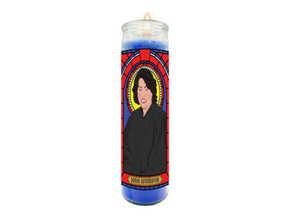 Sonia Sotomayor Illustrated Prayer Candle
